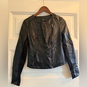Guess Women's Black Leather Jacket